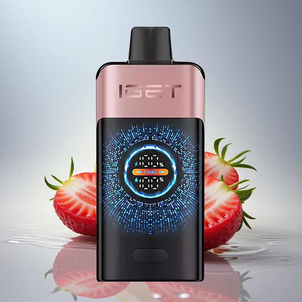 IGET ONE 12000 Puffs Črpalka Jagoda z 2700 mAh in 0,6 ohm