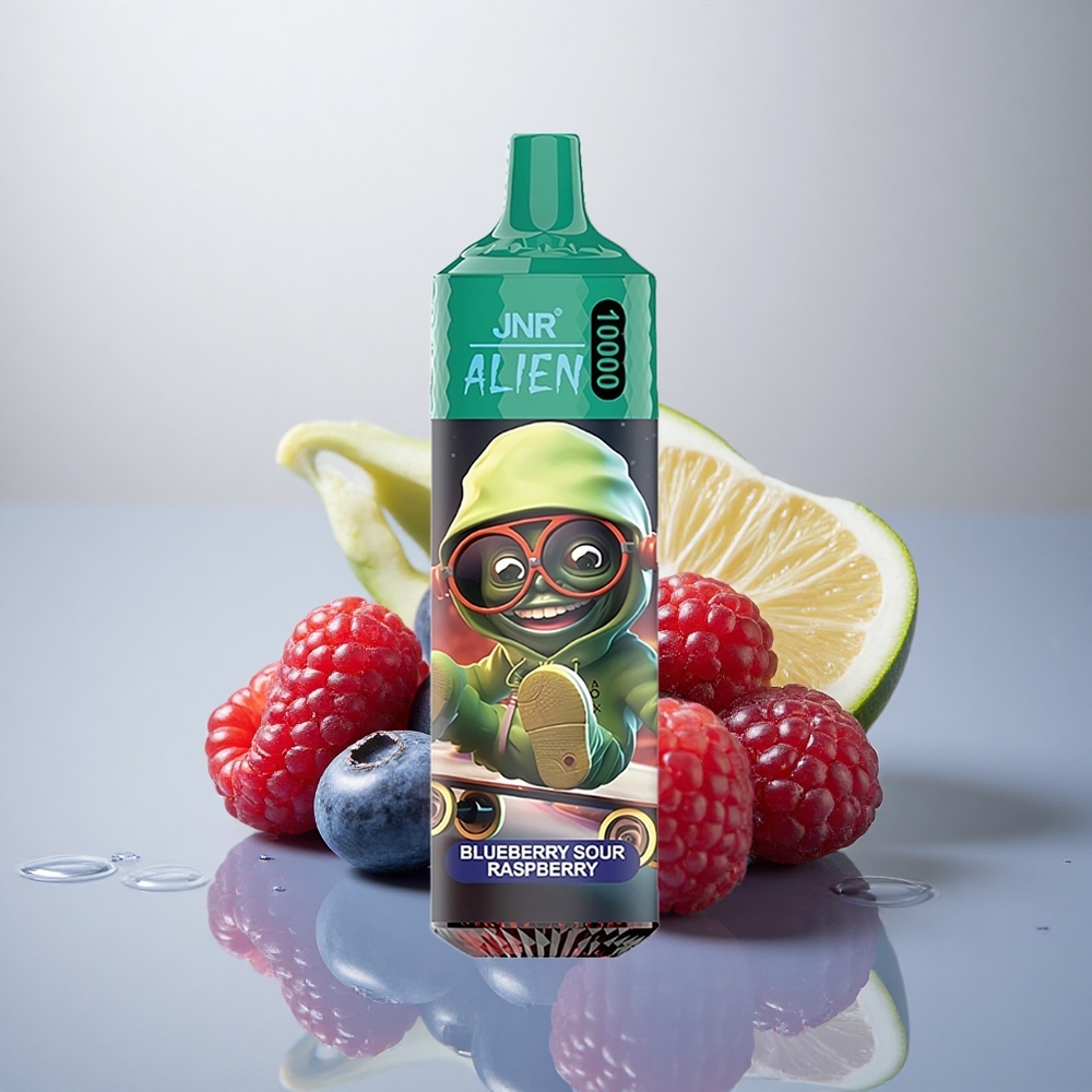 JNR Alien 10000 Borovnica Kisla Malina z 850mAh in 20ml E-tekočine