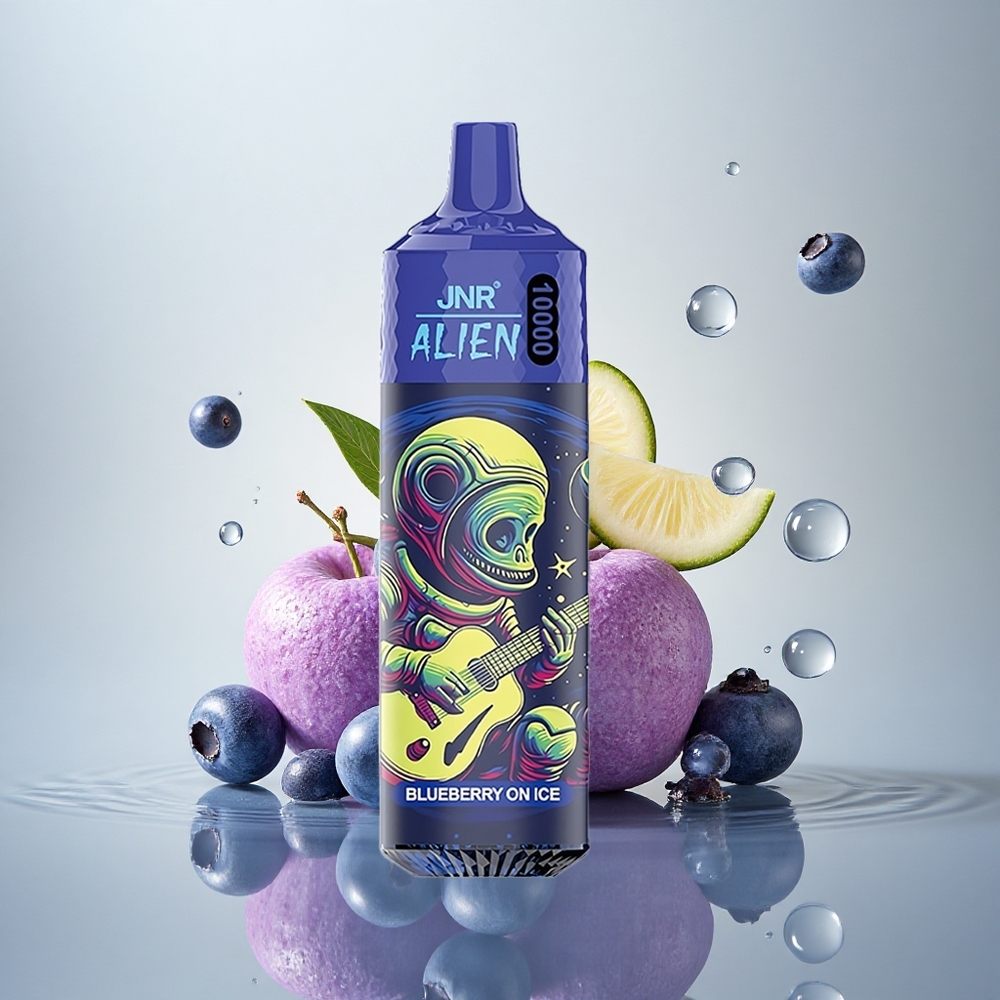 JNR Alien 10000 Borovnica na ledu z 850mAh in 20ml tekočine