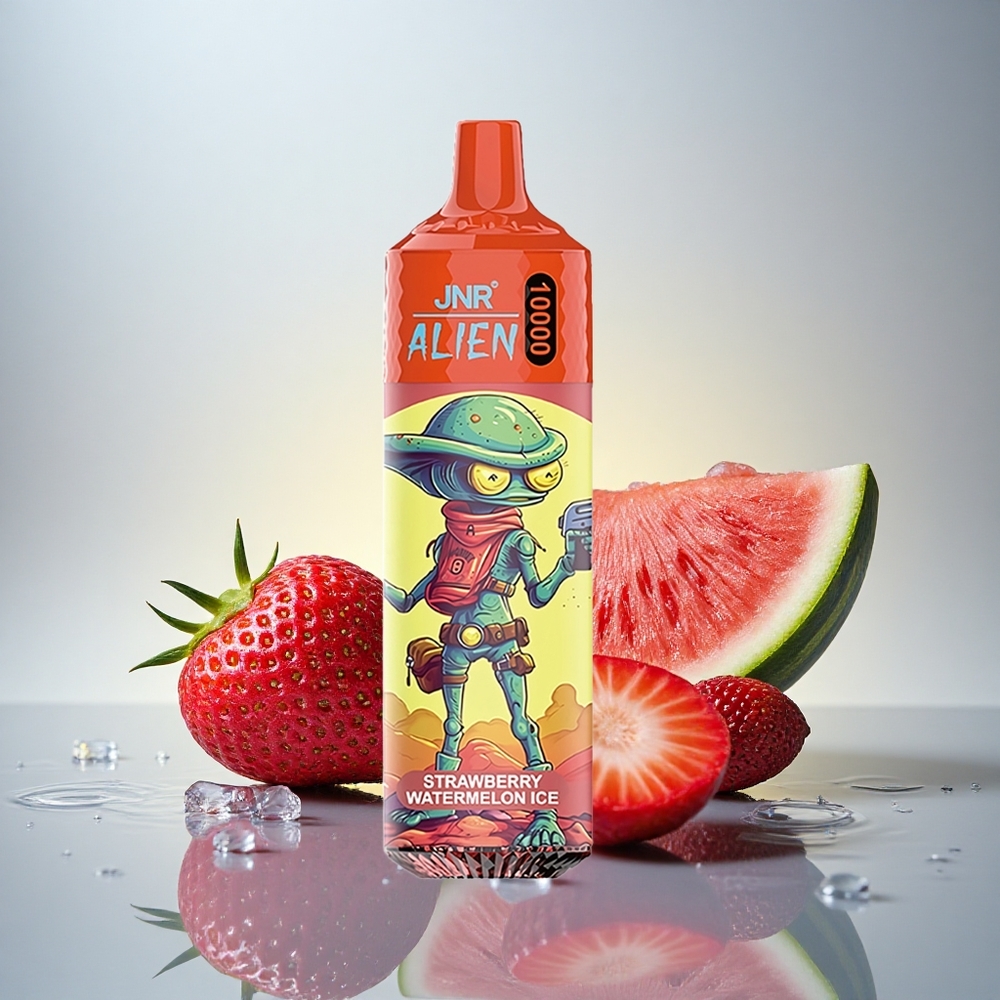 JNR Alien 10000 Jagoda Lubenica Led z 850mAh in 20ml E-tekočine