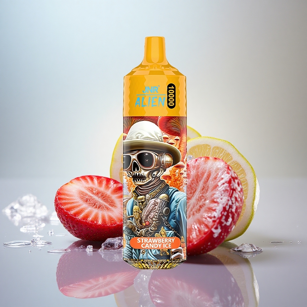 JNR Alien 10000 Jagoda Sladkostni Led z RGB osvetlitvijo in 850mAh baterijo