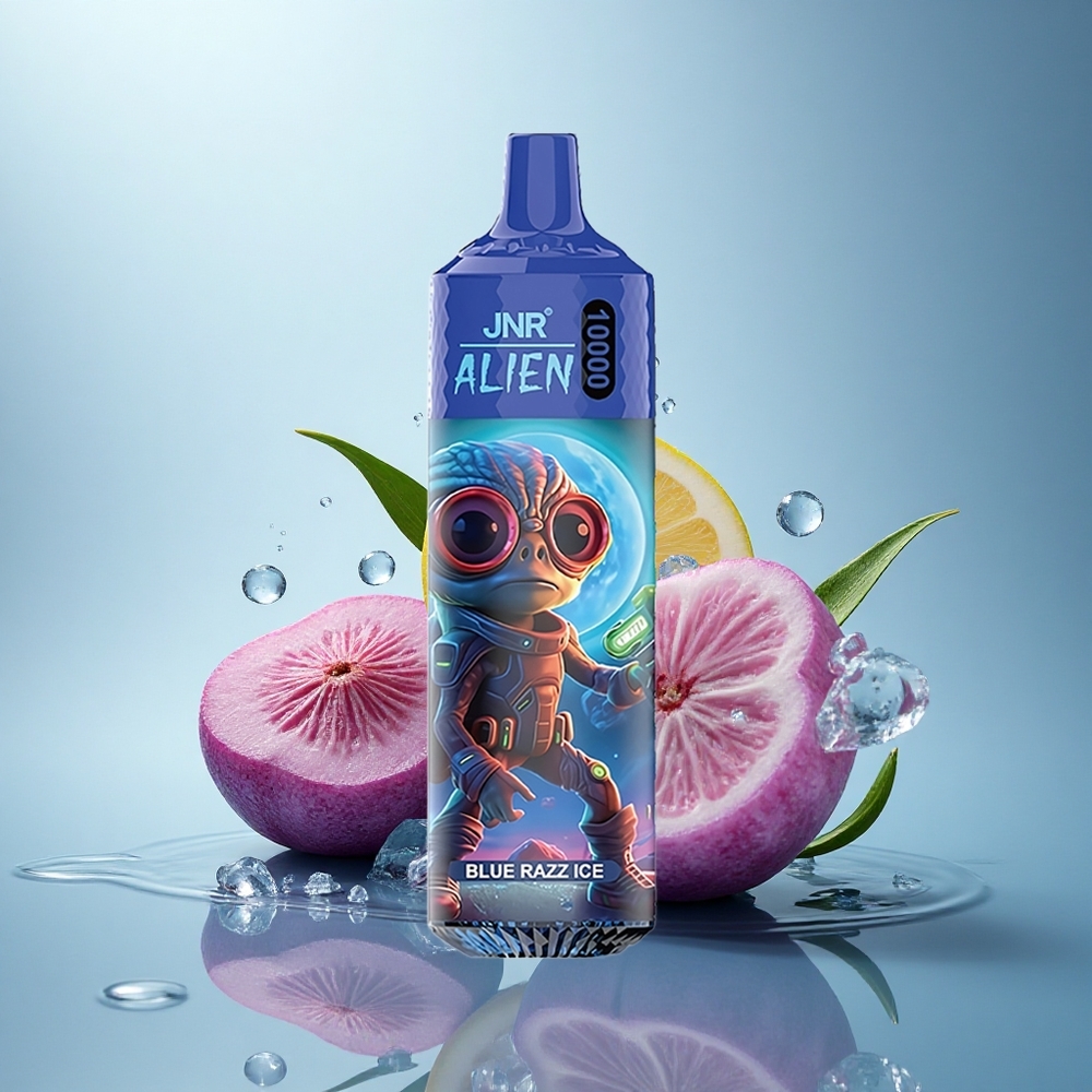 JNR Alien 10000 Modra Malina Led z 850mAh in RGB