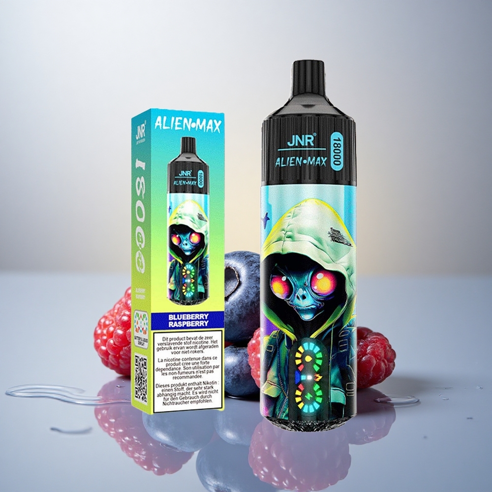 JNR Alien Max 18000 Borova Malina z 850mAh in 28ml E-tekočine