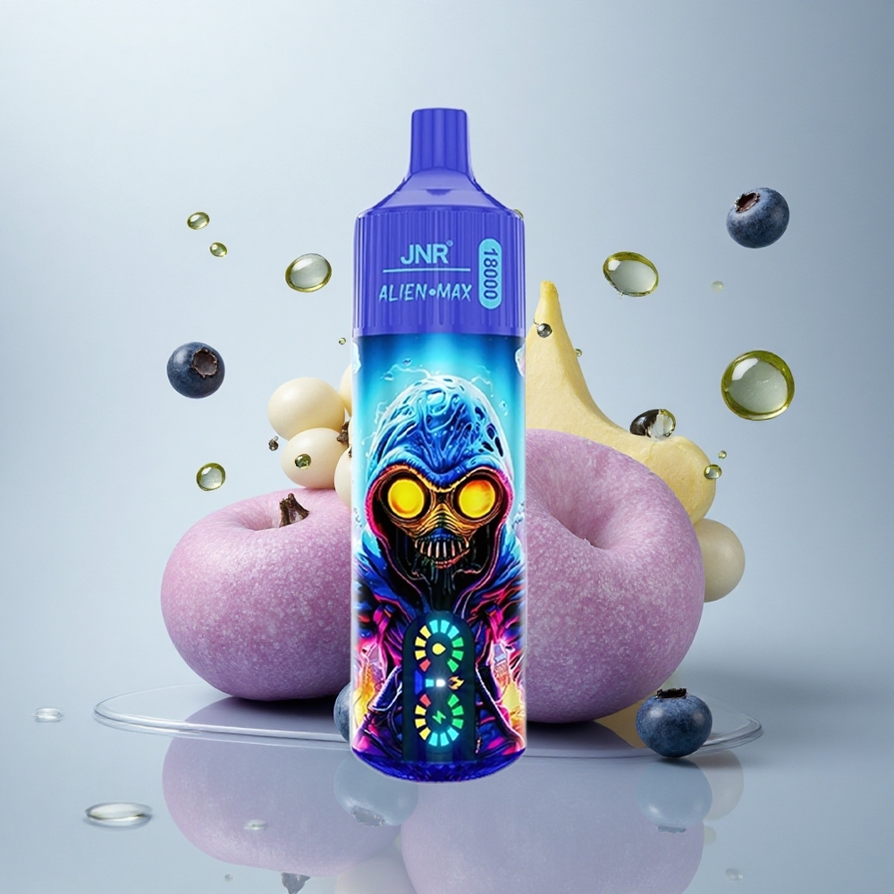 JNR Alien Max 18000 Borovnični mehurčki z dvojno mrežico in 850mAh