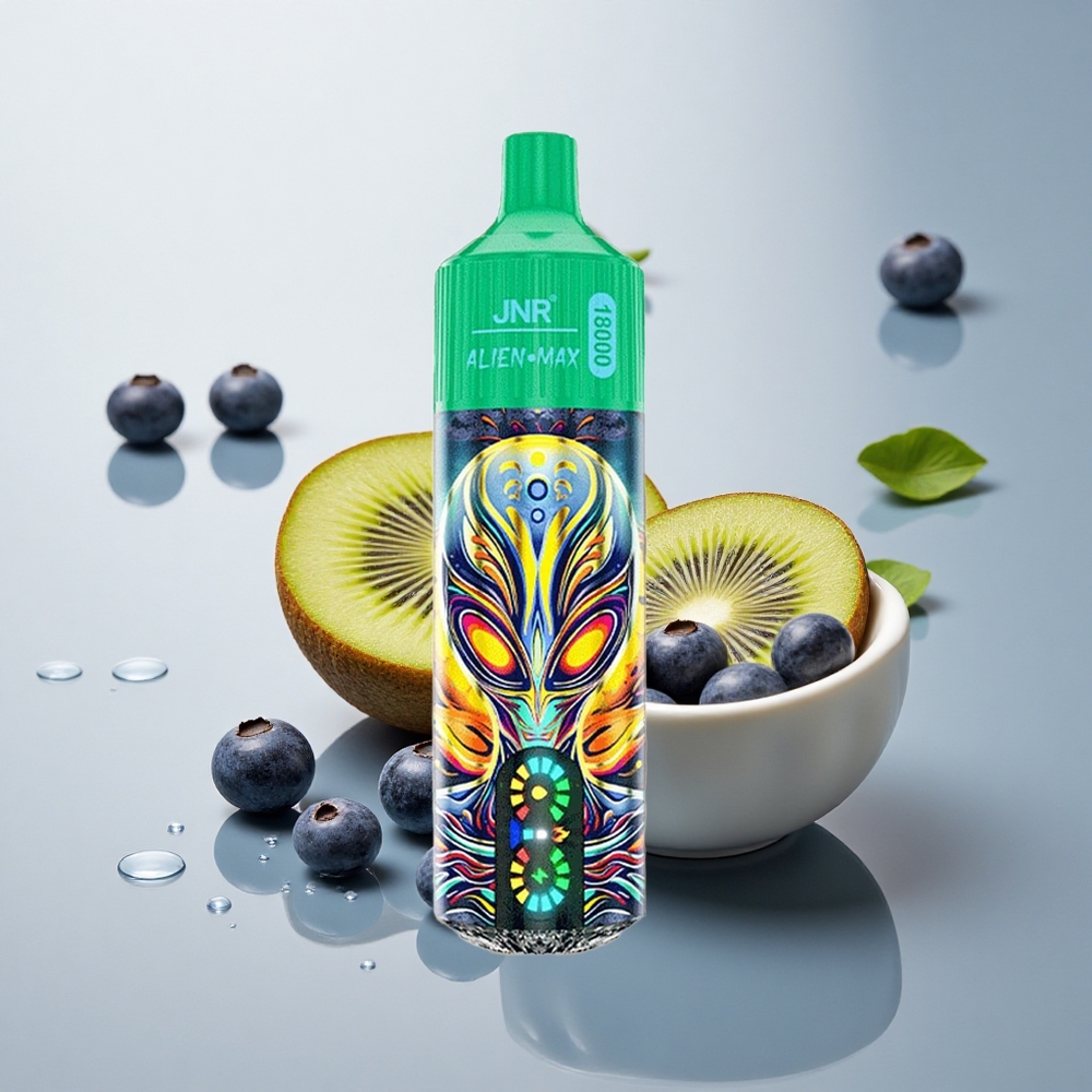 JNR Alien Max 18000 Borovnica Kivi z Dual Mesh Coil in 850mAh
