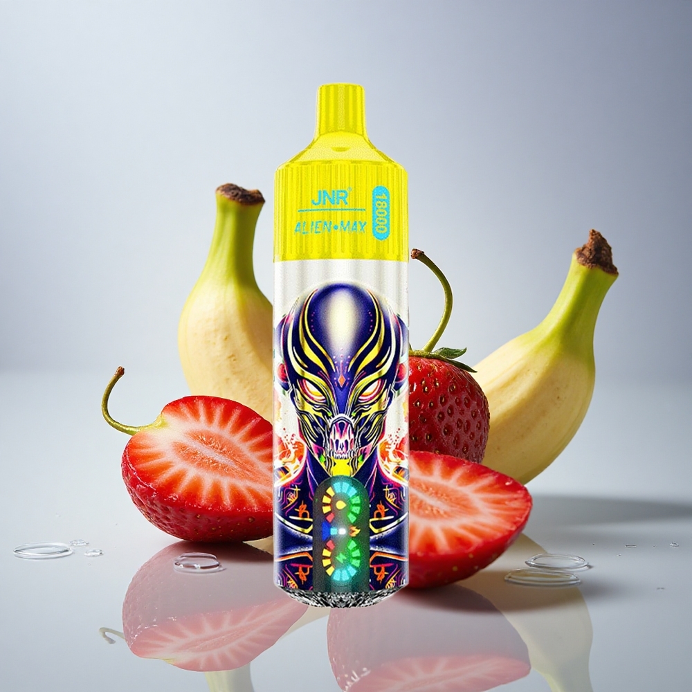 JNR Alien Max 18000 Jagoda Banana Dvojno Jedro 850mAh 0% Nikotina