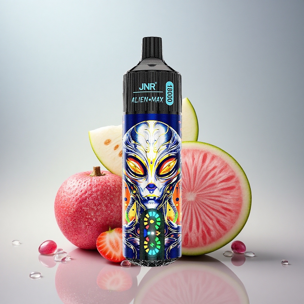 JNR Alien Max 18000 Jagoda Lubenica Mehurčki Z Dvojno Mrežo In Nikotinom 5%