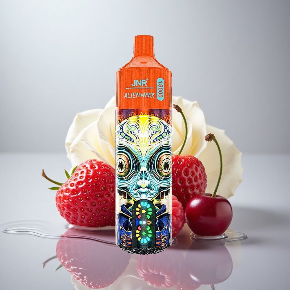 JNR Alien Max 18000 Jagoda Malina Češnja Dual Mesh 850mAh 28ml