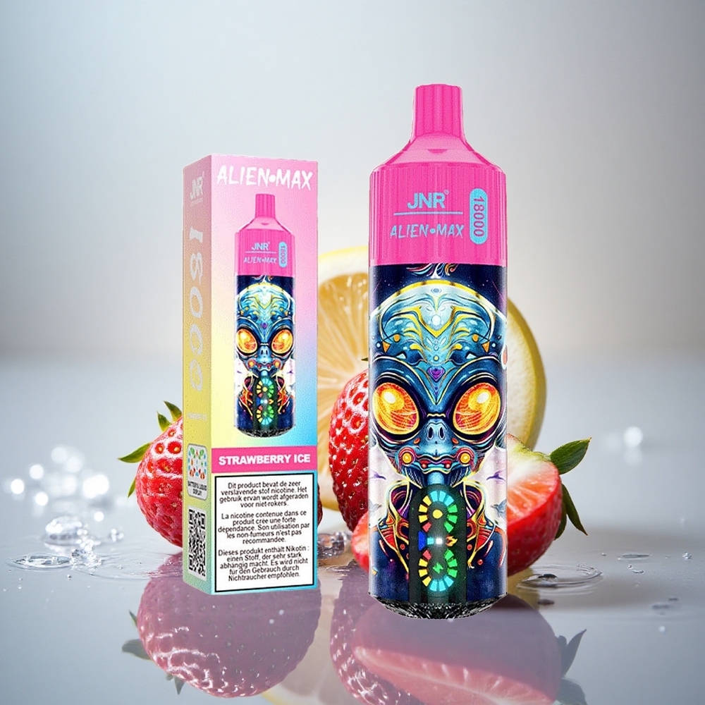 JNR Alien Max 18000 Jagodni Led z Dvojnim Jedrom in 850mAh