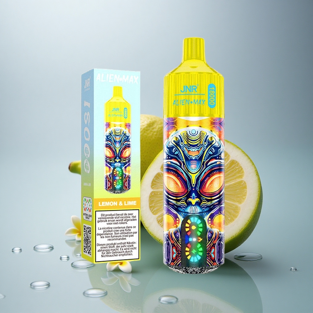 JNR Alien Max 18000 Limeta & Citrona z dvojnim jedrom in 850mAh