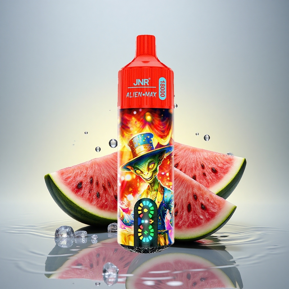 JNR Alien Max 18000 Lubenikovi Led z Dvojno Mrežno Tuljavo in 850mAh