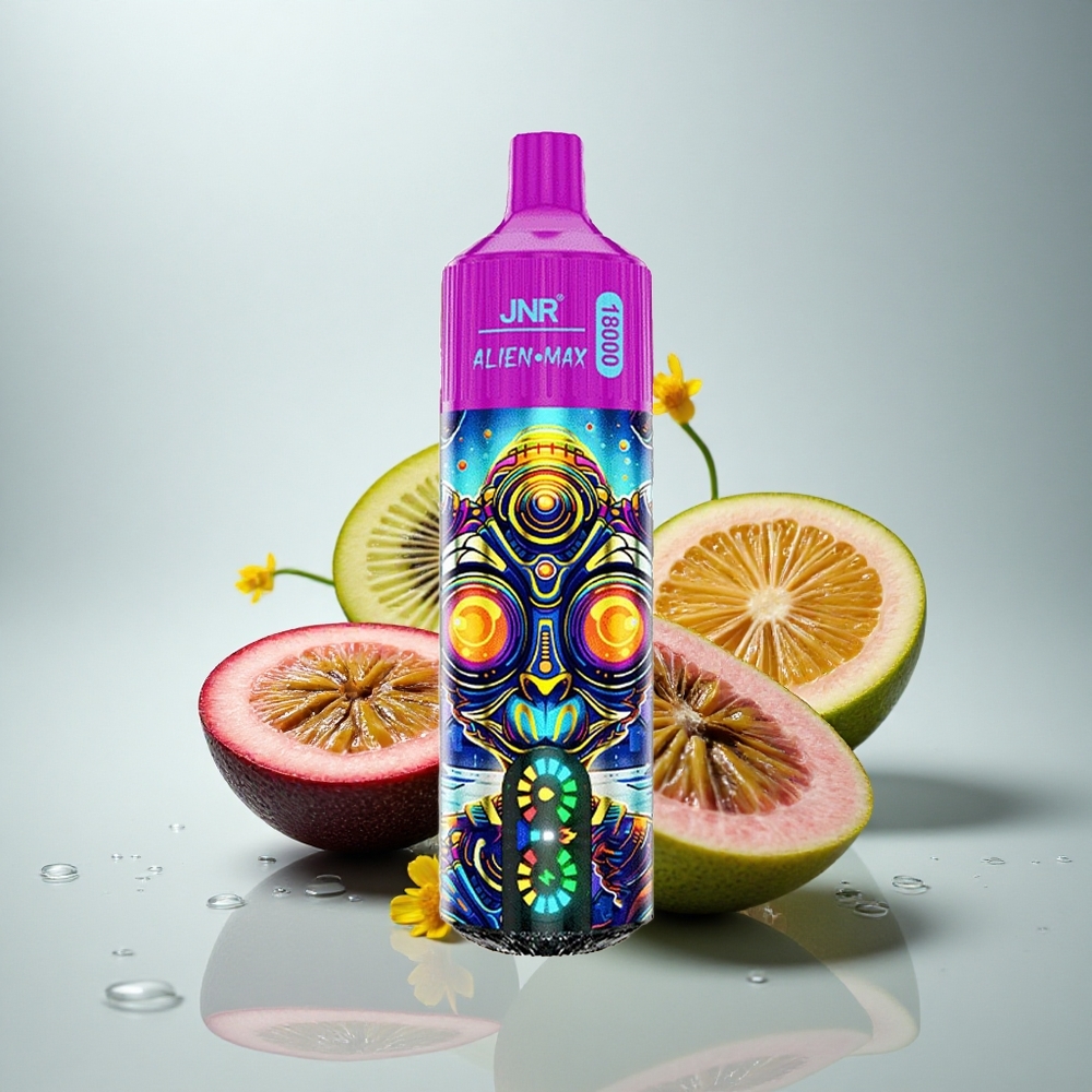 JNR Alien Max 18000 Pasijonasti Kivi Guava z Dual Mesh Coil in 850mAh