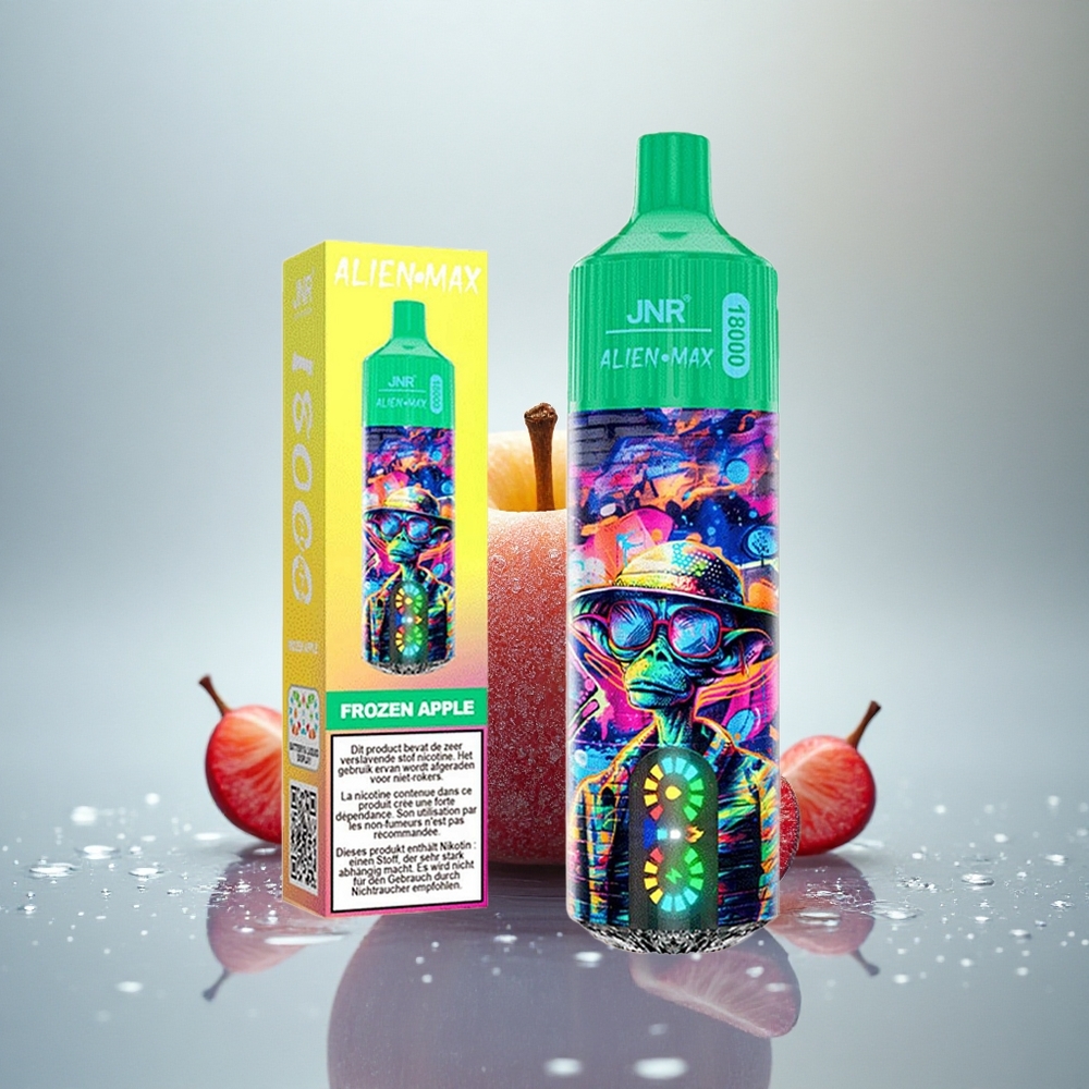 JNR Alien Max 18000 Zmrzlo Jabolko z 20 okusi in 850mAh