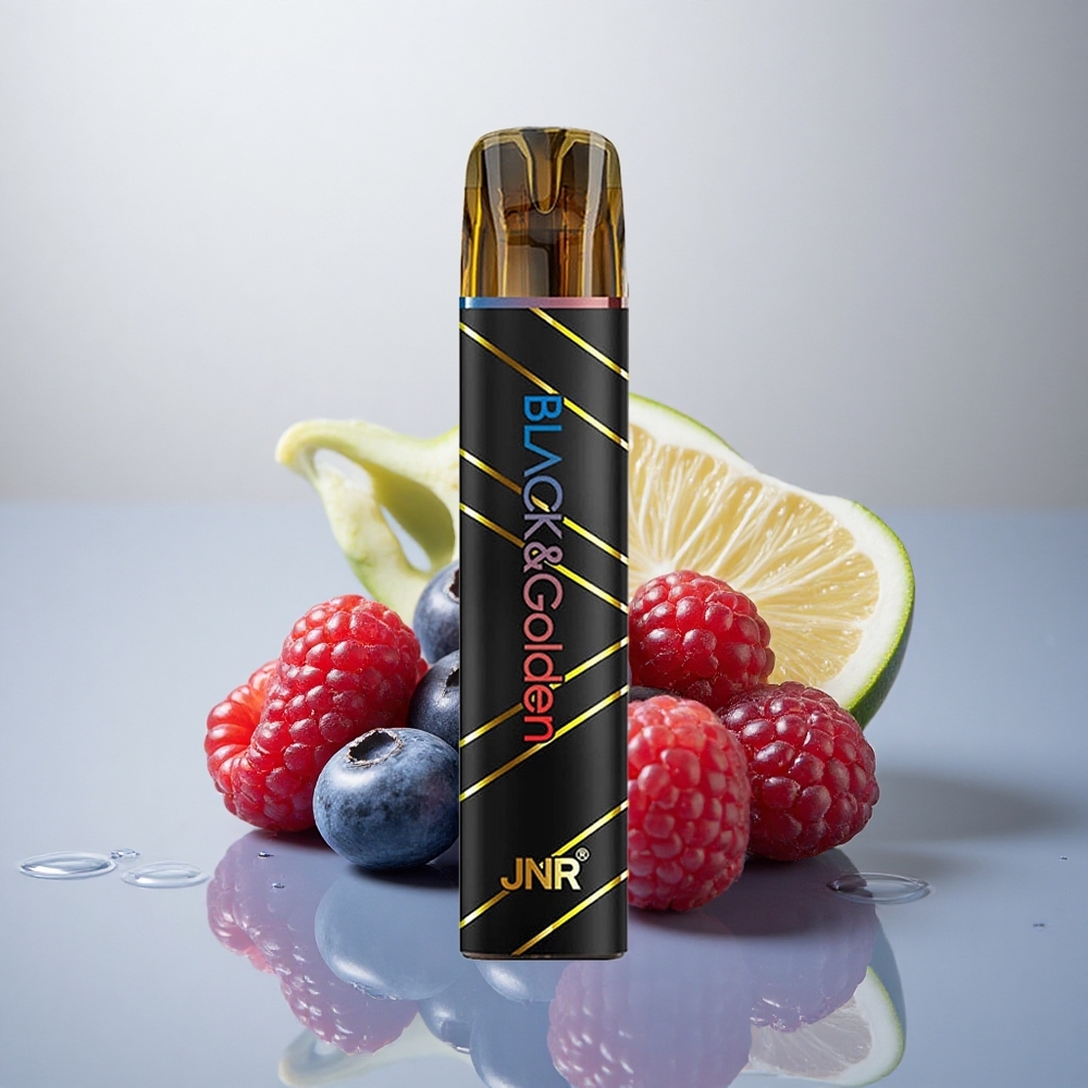 JNR Black&Golden 600+200 Borova Jagoda Kisla Malina 550mAh Nikotin 2%