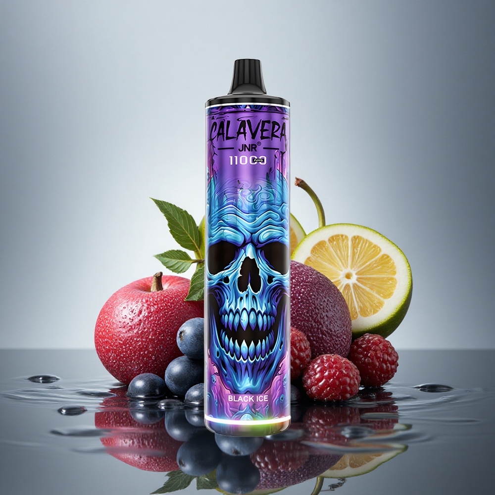 JNR Calavera 11000 Črni led z 850 mAh in 0%,2%,5% nikotina