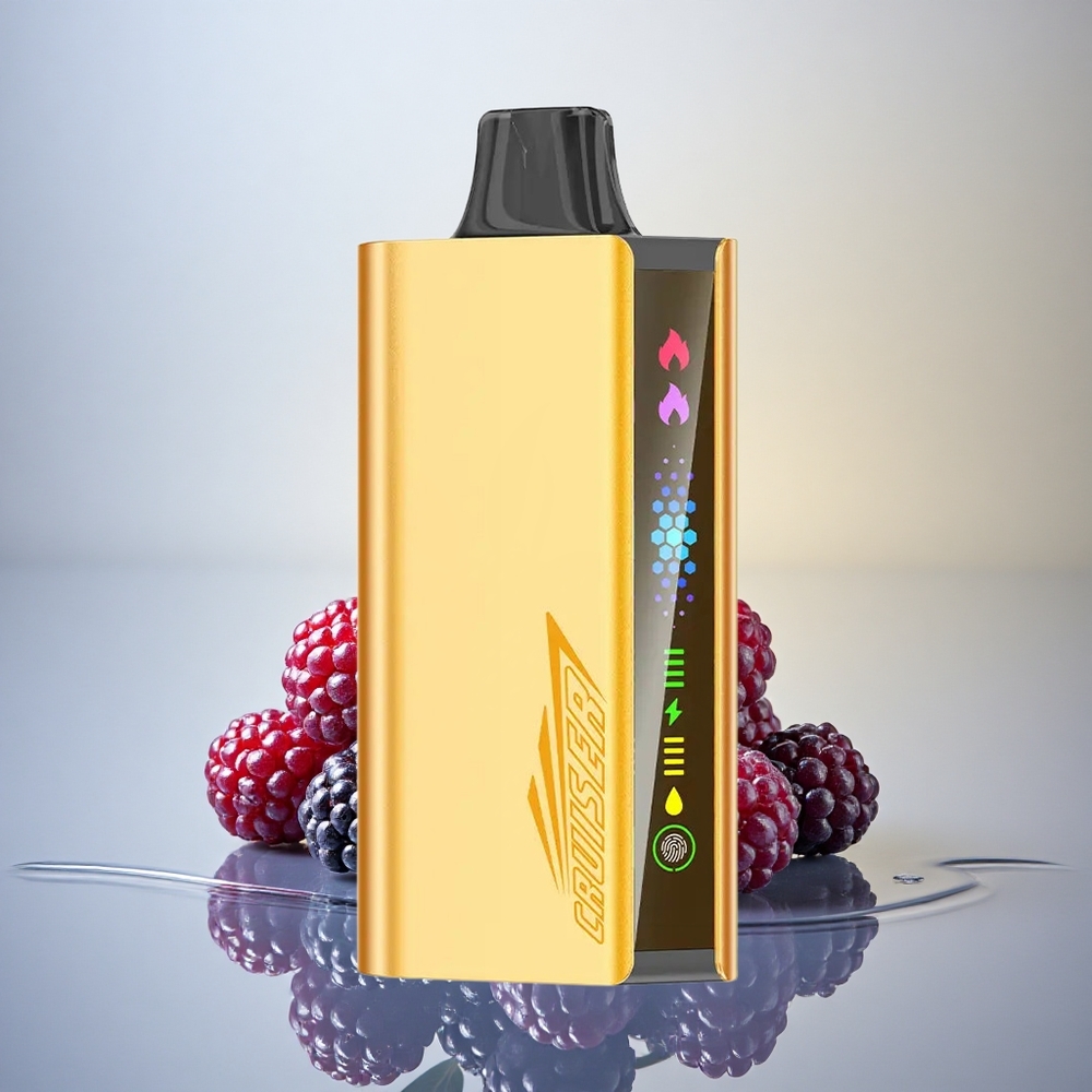 JNR Cruiser 12000 Borovnica Led z 3500 mAh baterijo in 50 mg/mL nikotina