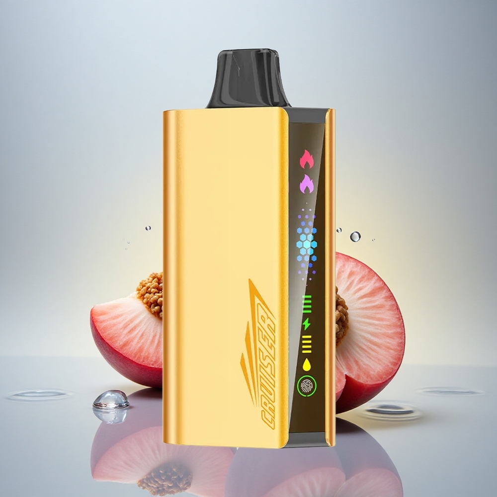 JNR Cruiser 12000 Breskvasti Led s 50mg nikotina in 3500 mAh baterijo