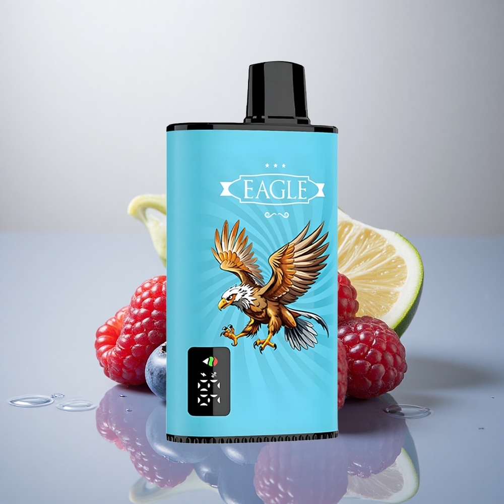 JNR EAGLE Smart 23000 Borova Jagoda Kisla Malina z Nastavljivim Pretokom Zraka in 750mAh Baterijo