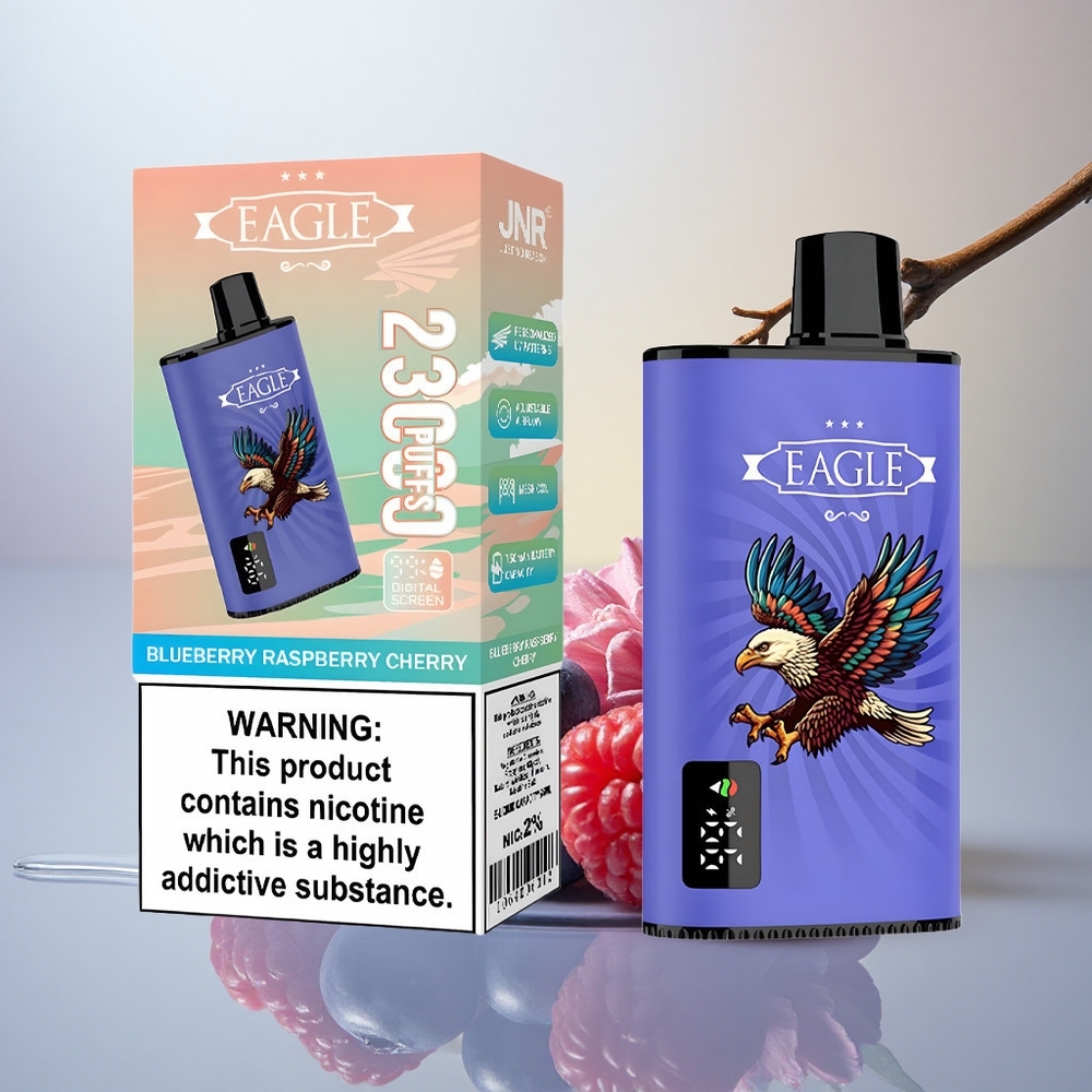 JNR EAGLE Smart 23000 Borova Malina Češnja Digitalni Zaslon 750mAh