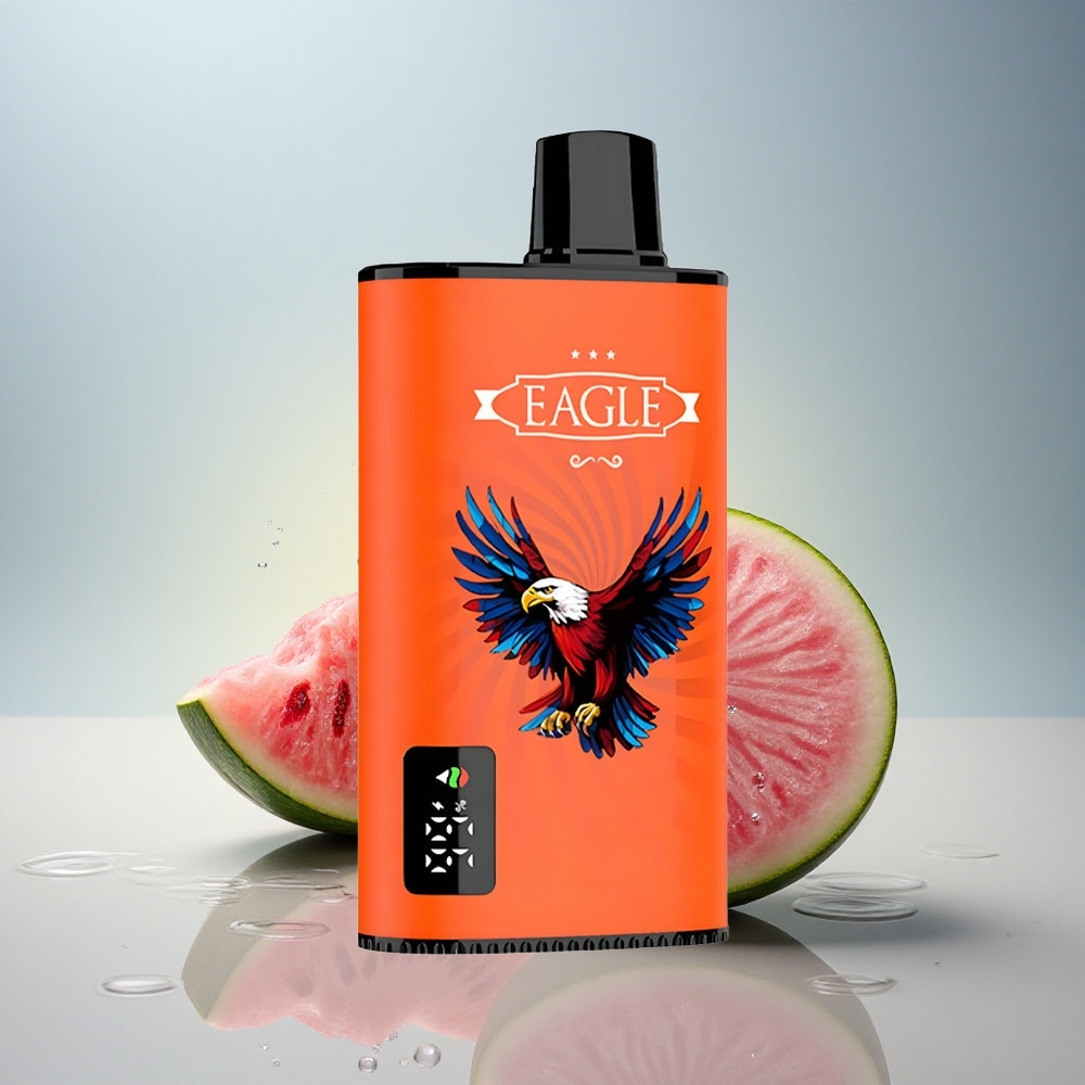 JNR EAGLE Smart 23000 Lubenčasti žvečilni gumi z nastavljivim zračnim tokom, 750mAh baterija, 2 % nikotina