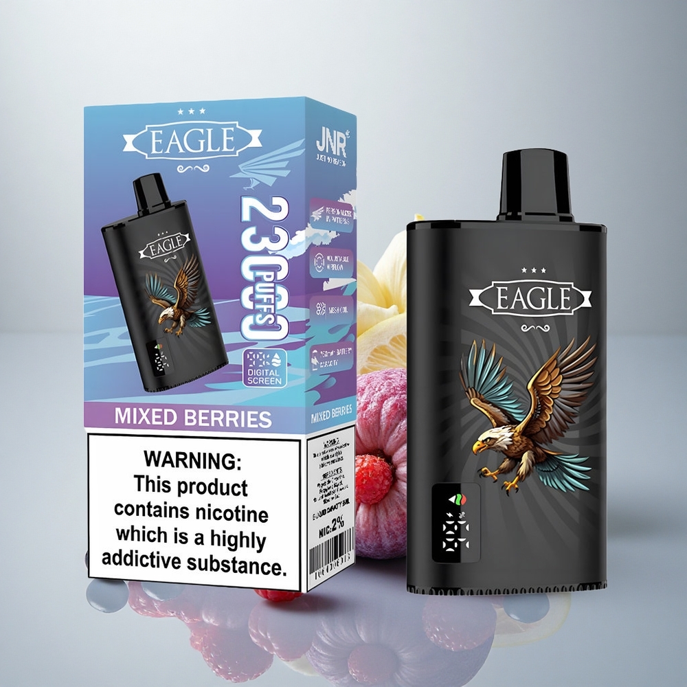 JNR EAGLE Smart 23000 Mešane Jagode z Nastavljivim Pretokom Zraka in 750mAh
