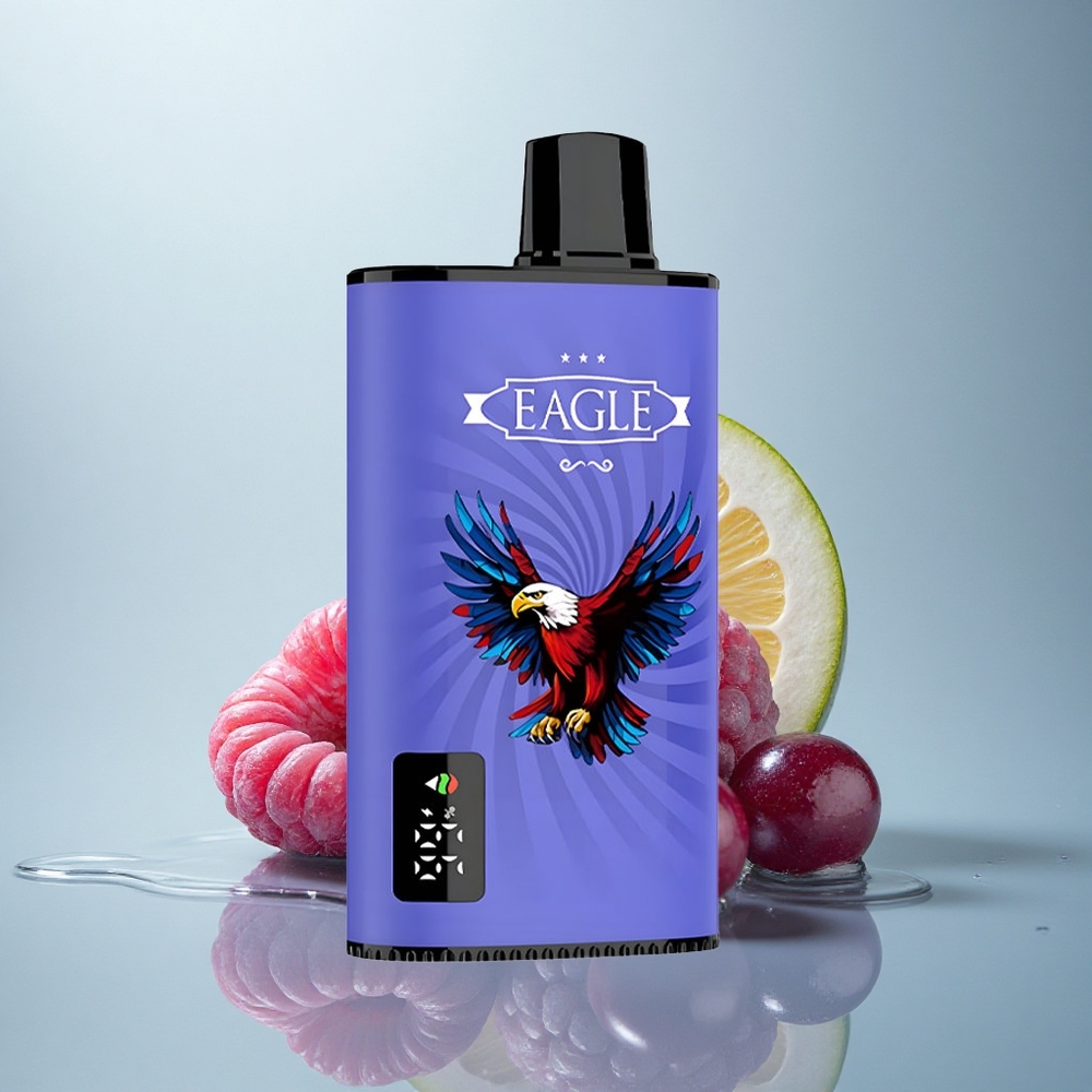 JNR EAGLE Smart 23000 Modra Malina Češnja z Nastavljivim Pretokom Zraka in 750mAh Baterijo