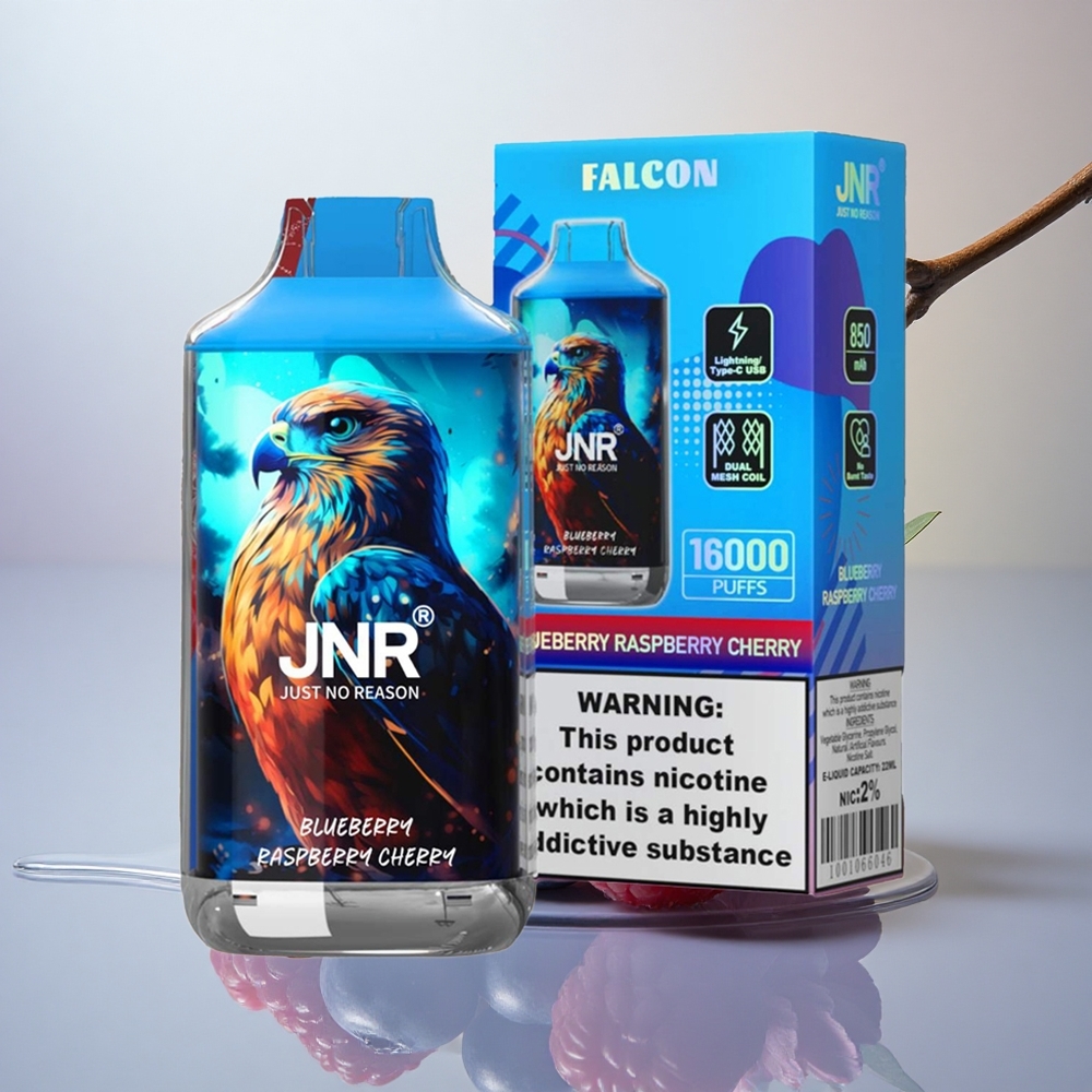 JNR Falcon 16000 Borovnica Malina Češnja z 850 mAh in 22ml