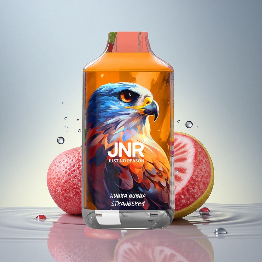 JNR Falcon 16000 Hubba Bubba Jagoda Dual Mesh Coil 22ml 850 mAh 0% nikotina