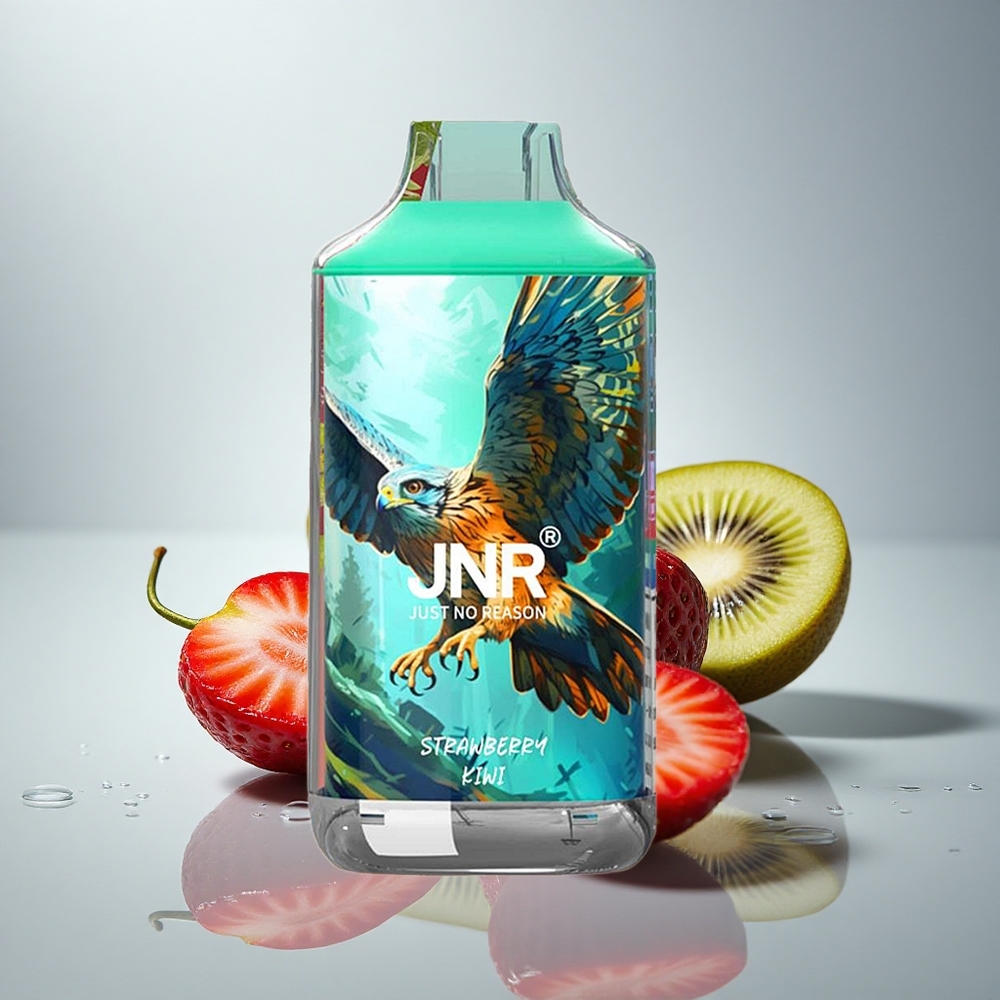 JNR Falcon 16000 Jagoda Kivi 850 mAh Dual Mesh Coil 22ml Nicotine 0% 2%