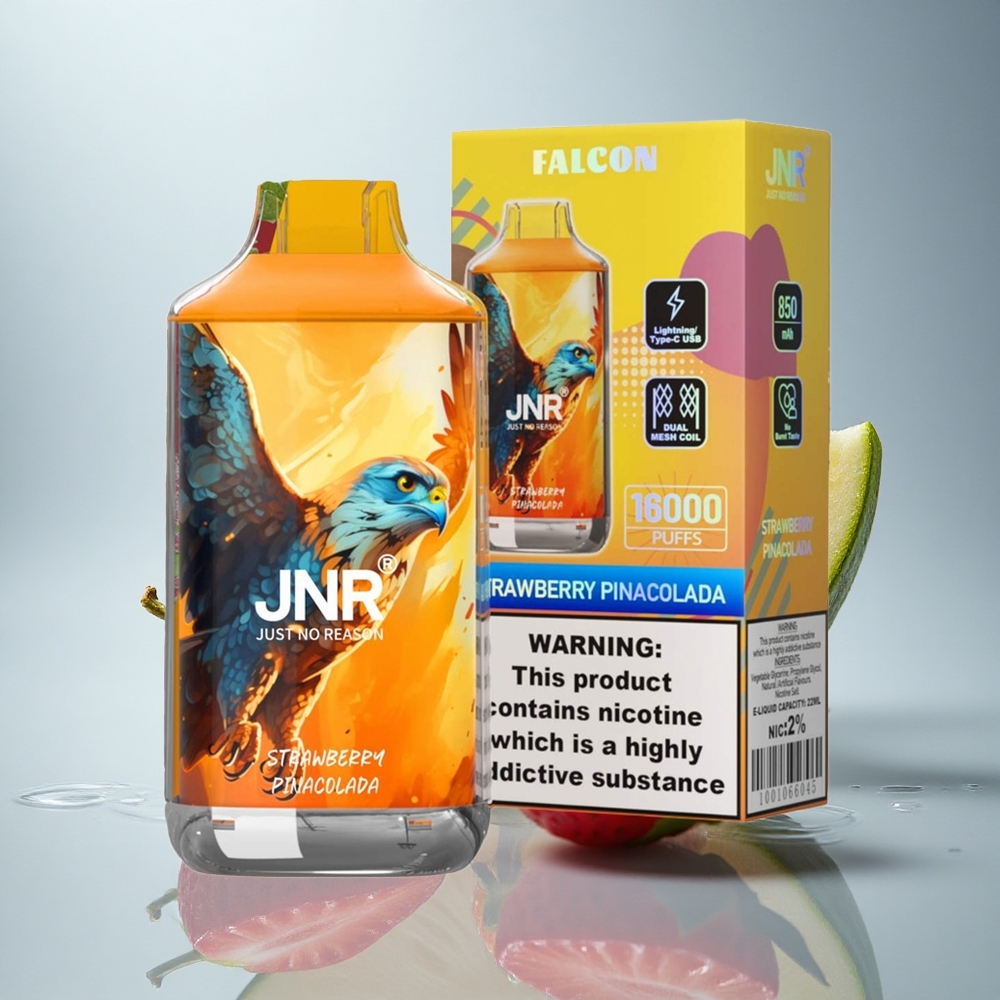 JNR Falcon 16000 Jagoda Pina Kolada z 22ml e-tekočino in 850 mAh baterijo