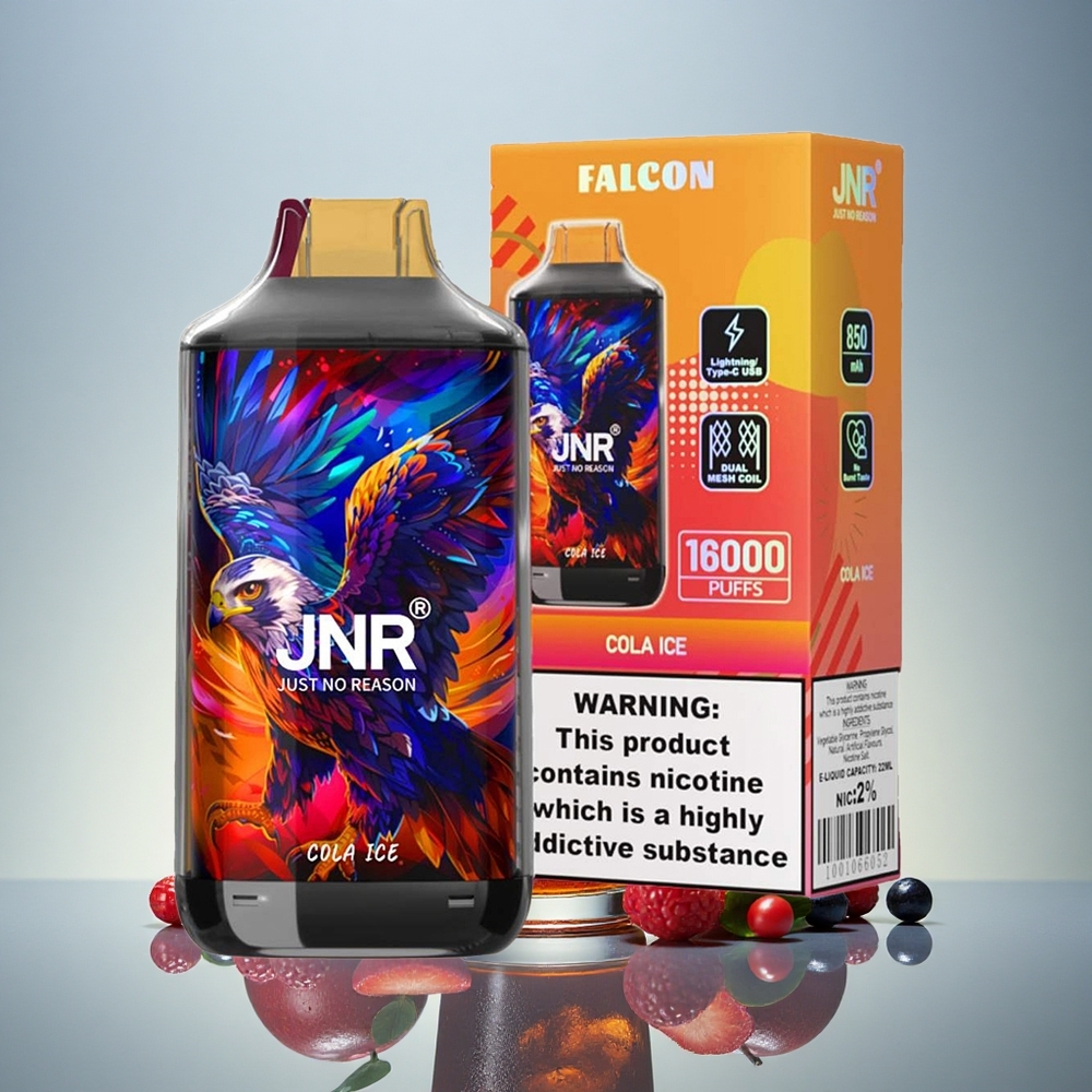 JNR Falcon 16000 Kola Led 850 mAh Dual Mesh