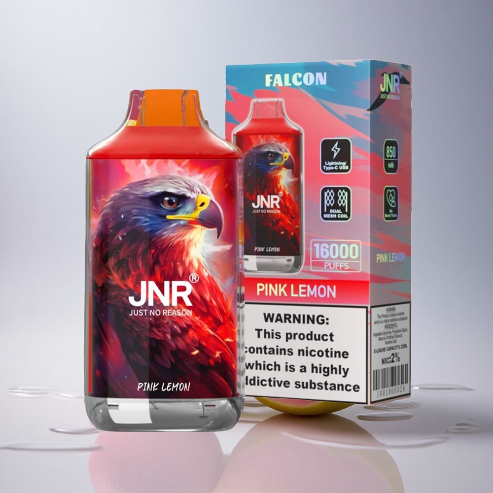 JNR Falcon 16000 Roza Limona z 850 mAh in 22 ml