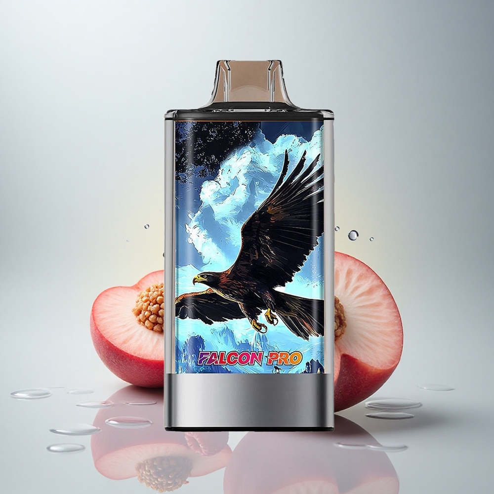 JNR Falcon Pro 28000 Bela Breskva Malina Dual Mesh Coil 950mAh