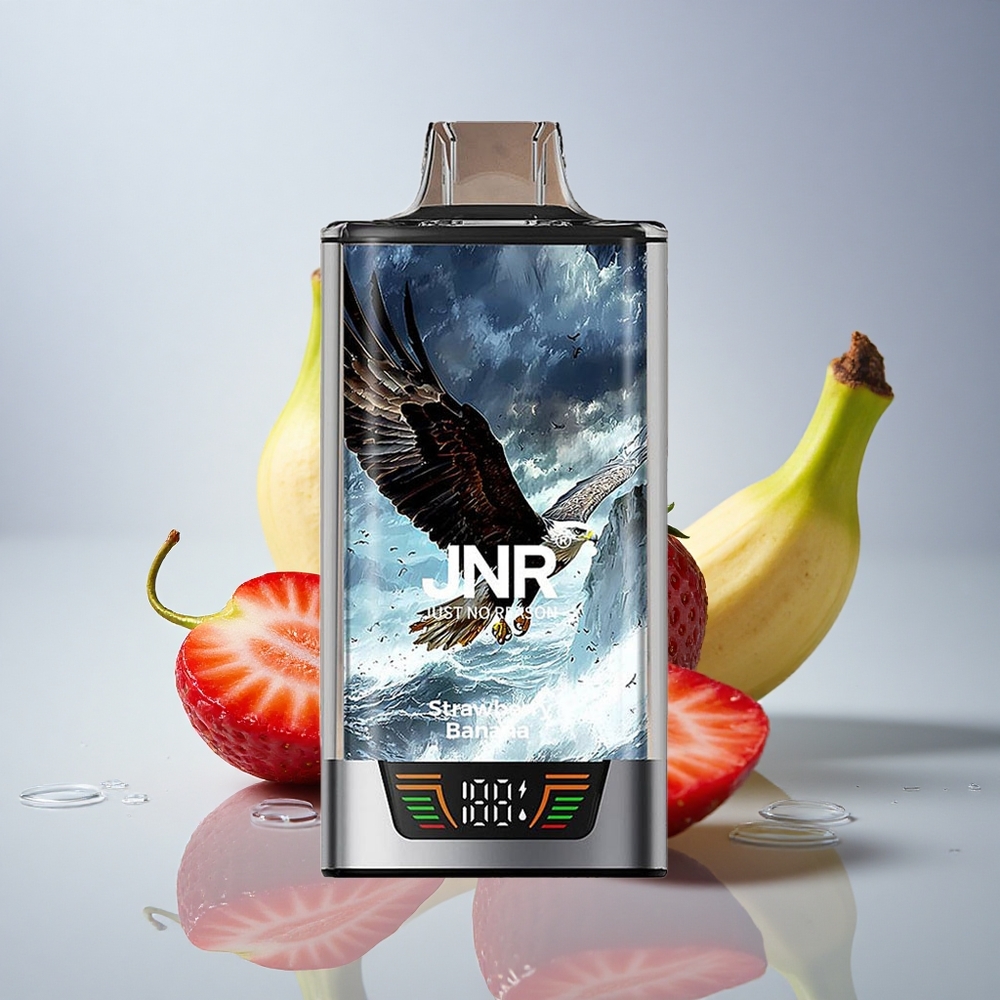 JNR Falcon Pro 28000 Jagoda Banana 30ml 950mAh 5% nikotina