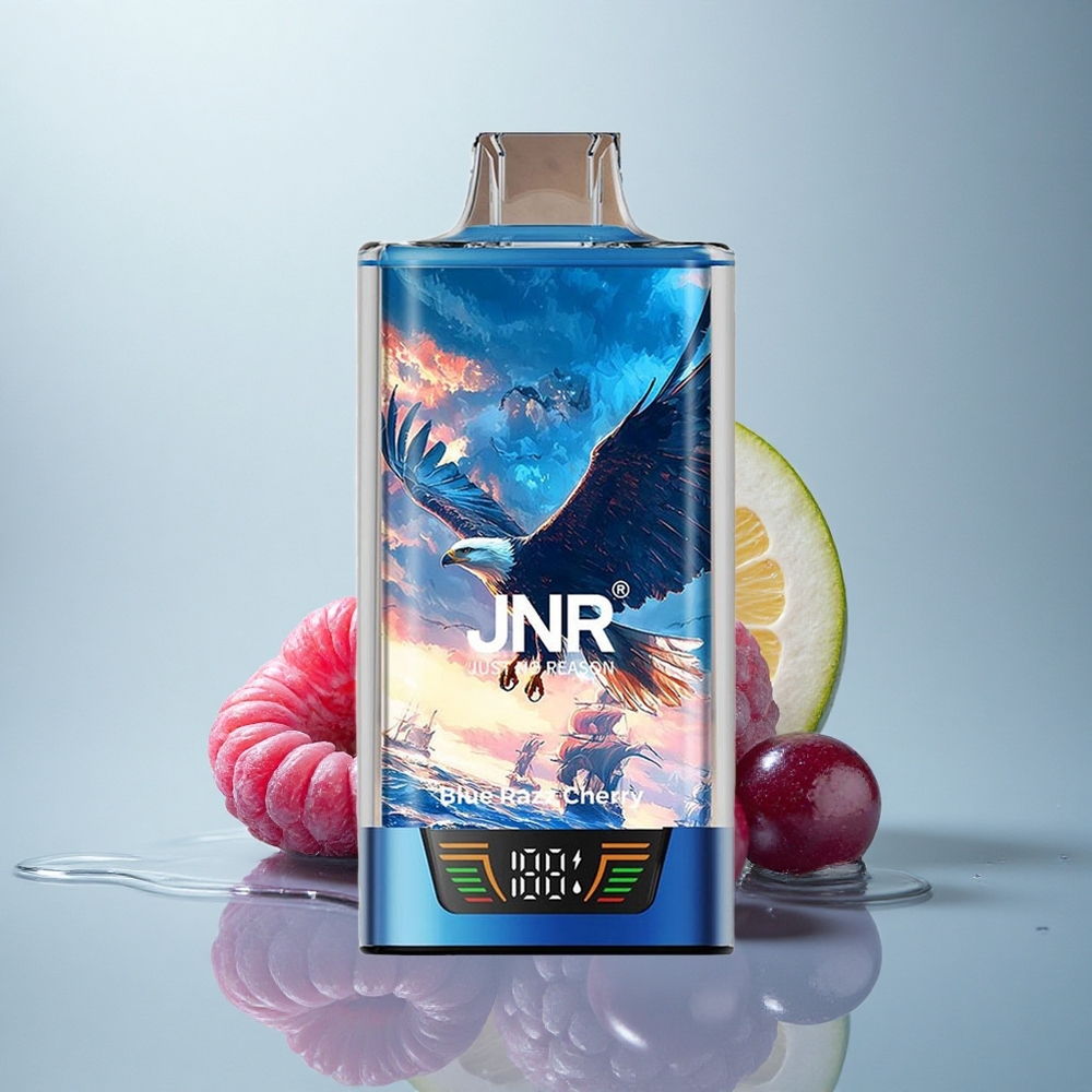 JNR Falcon Pro 28000 Modra Malča Češnja 30ml 950mAh 5% nikotina