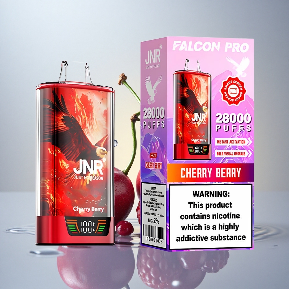 JNR Falcon Pro 28000 Češnjeva Malina 30ml 5% nikotina 950mAh