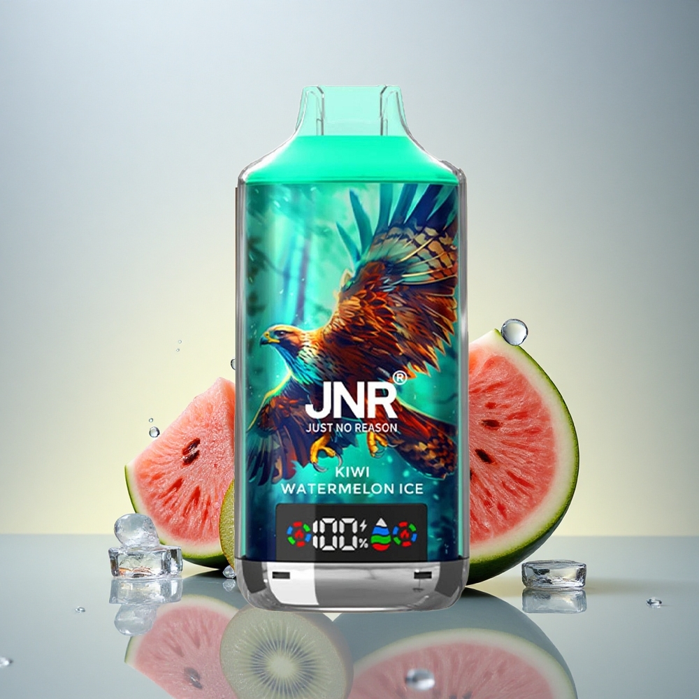 JNR Falcon X 18000 Kivi Lubenica Led 750mAh Digitalni Prikaz 5% Nikotina