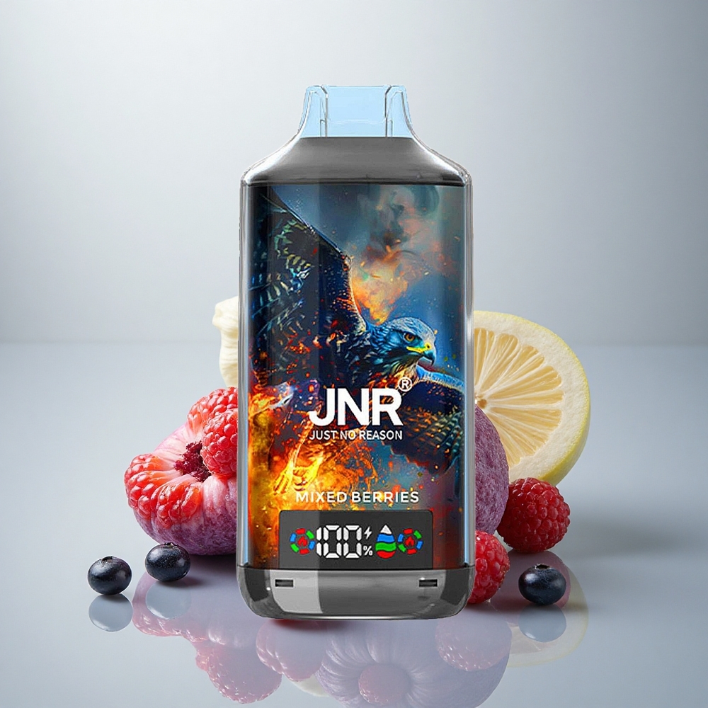 JNR Falcon X 18000 Mešane Jagode 24ml Dual Mesh Coil 750mAh