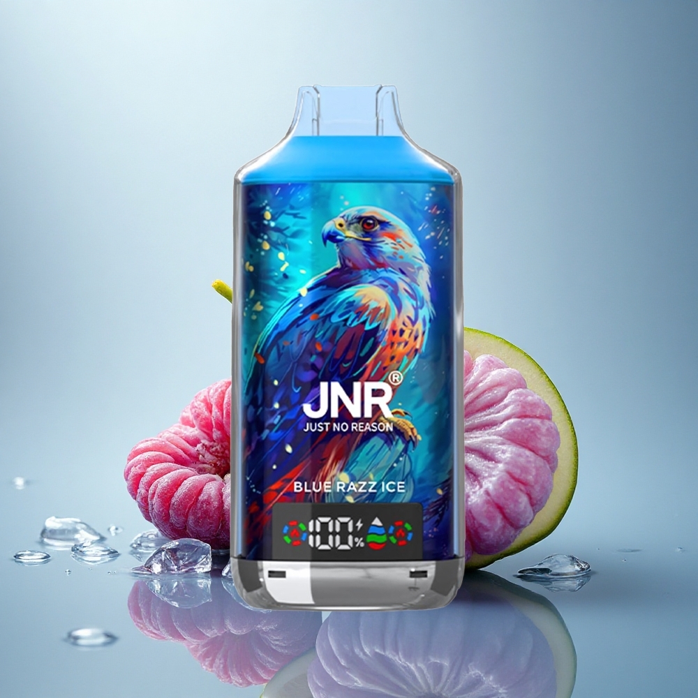 JNR Falcon X 18000 Modra Malina Led 24ml Dual Mesh Coil 750mAh