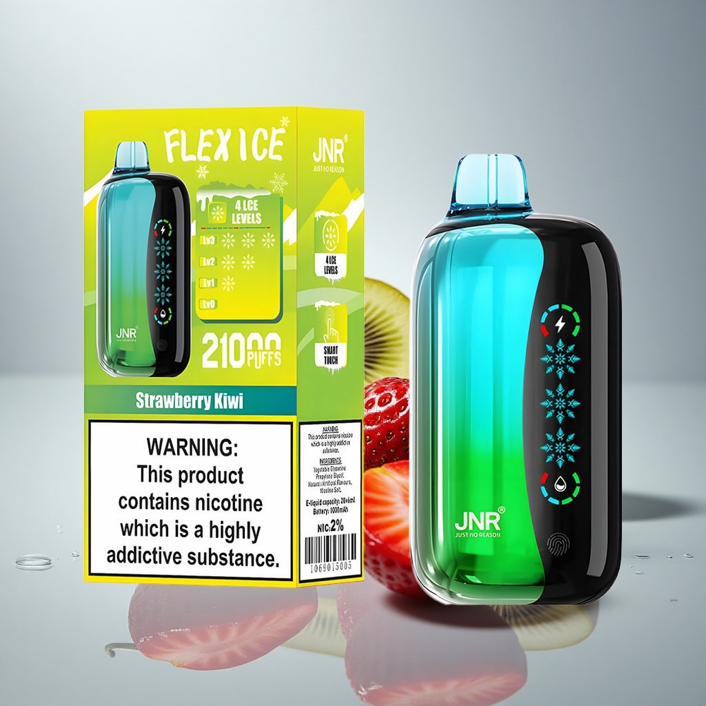 JNR Flex Ice 21000 Jagoda Kivi Zračni Tok 26ml 1000mAh