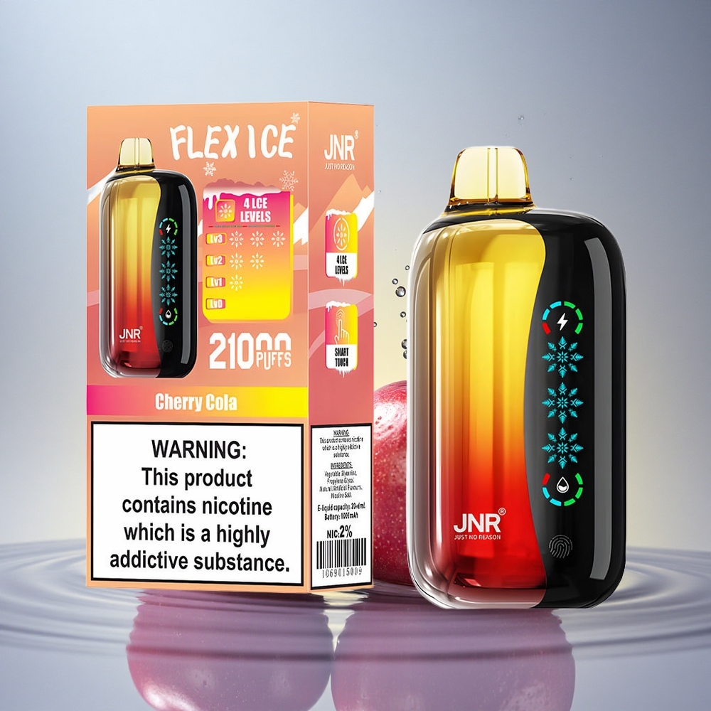 JNR Flex Ice 21000 Češnjeva Kola Dual Mesh 1.2 Ohm Tip-C Polnjenje