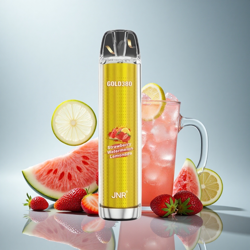 JNR Gold380 6000 Jagoda Lubenica Limonada z 1500mAh in 0%,2%,5% nikotina