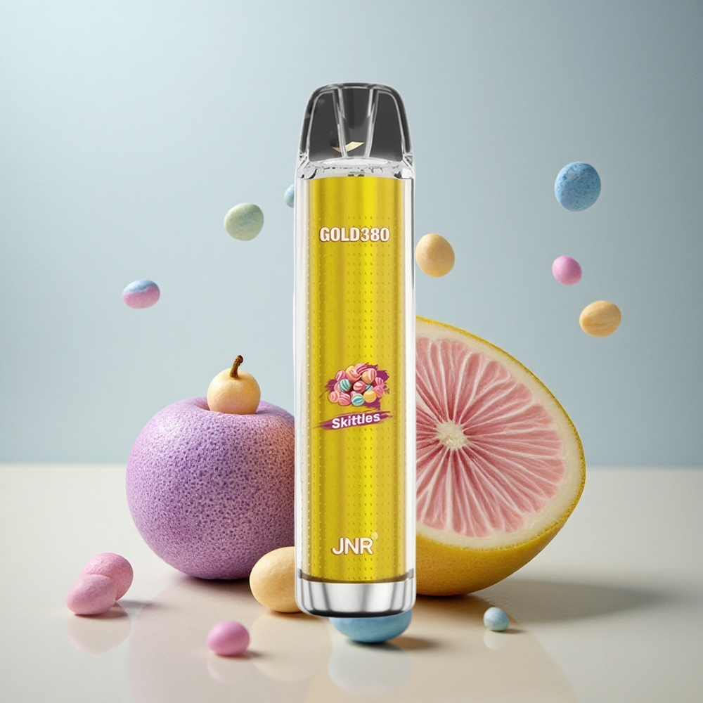 JNR Gold380 6000 Skittles 1500mAh 13ml Nikotin 0% 2% 5%