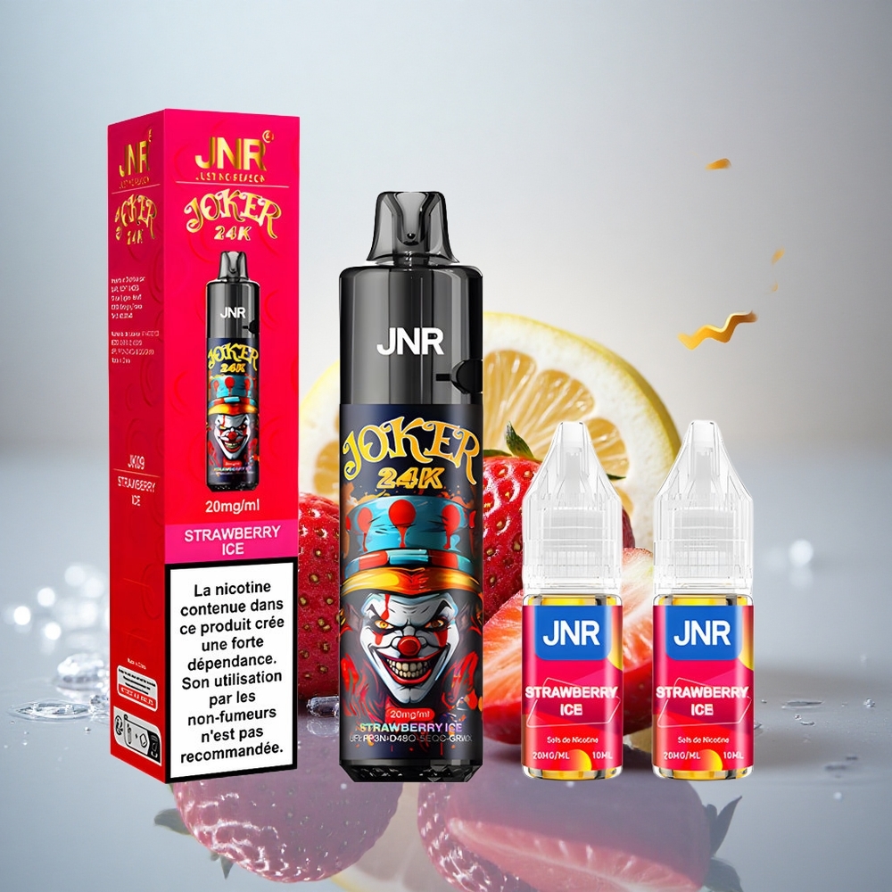 JNR Joker 24K Jagodni Led z 2 % nikotina in 800 mAh baterijo