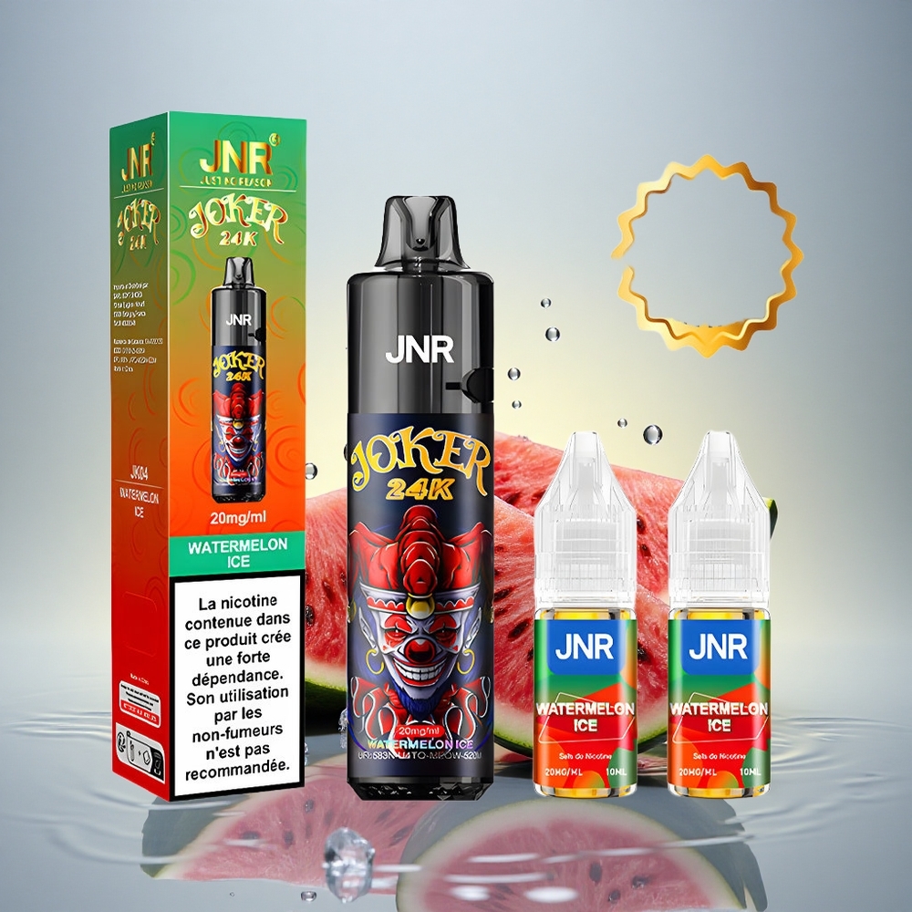 JNR Joker 24K Lubenica Led z Vidno E-tekočino in 800mAh