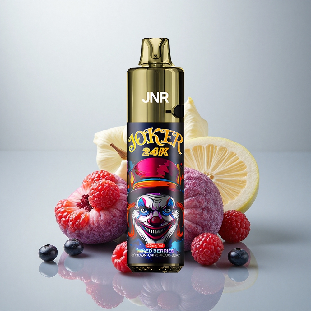 JNR Joker 24K Mešane Jagode z 2 % nikotina in 800 mAh baterijo