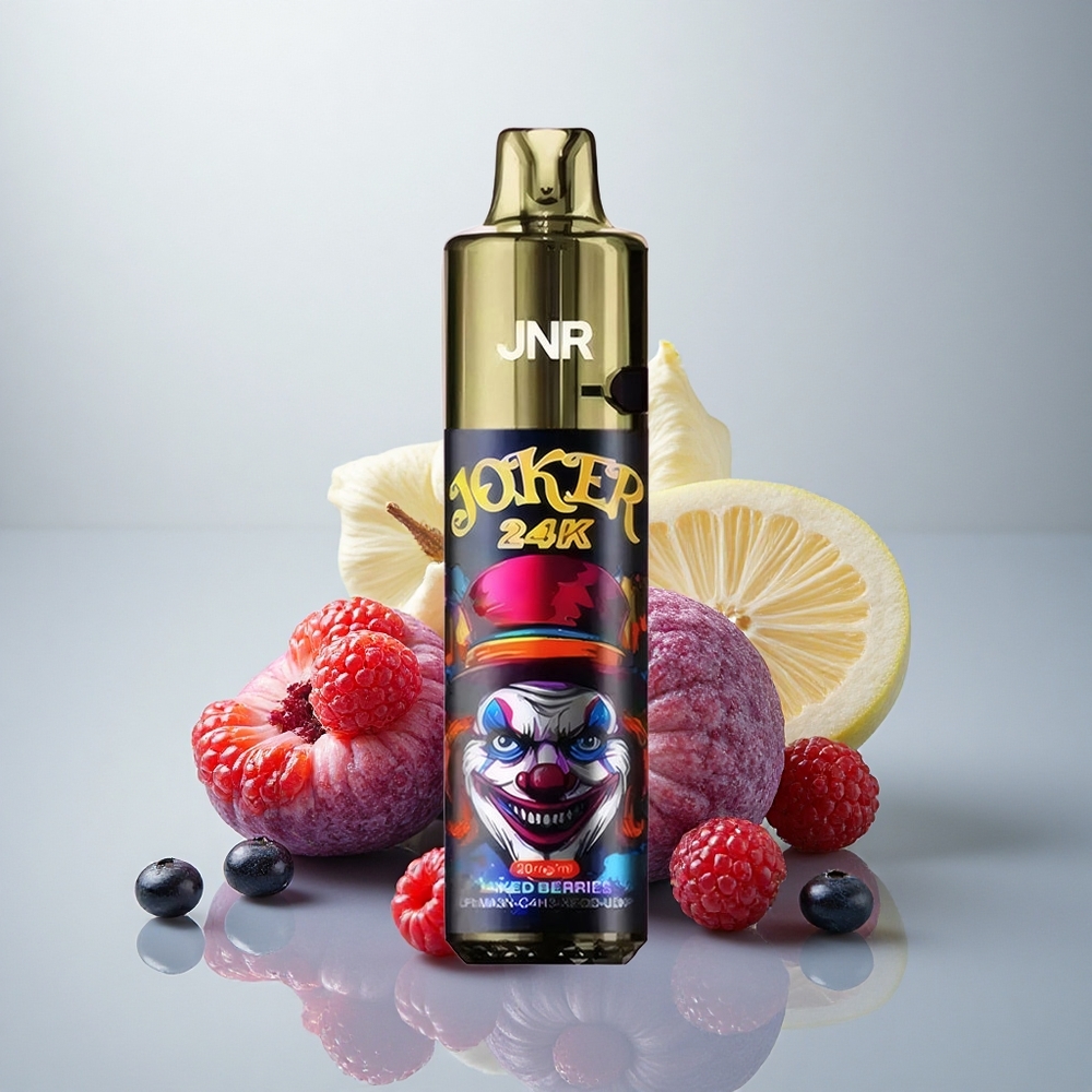 JNR Joker 24K Mešane Jagode z 2 % nikotina in 800 mAh baterijo