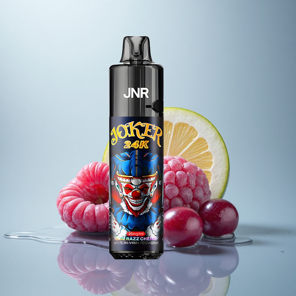 JNR Joker 24K Modra Malča Češnja z 2% nikotina in 800mAh baterijo
