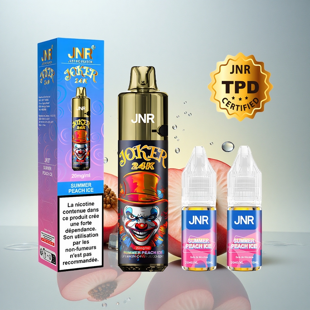 JNR Joker 24K Poletna Breskova Ledena 800mAh 2% nikotina