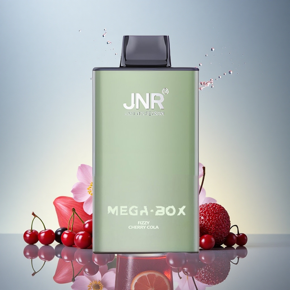 JNR Mega Box 25000 Gazirana Češnjeva Kola z 30ml E-tekočine in 2% Nikotina